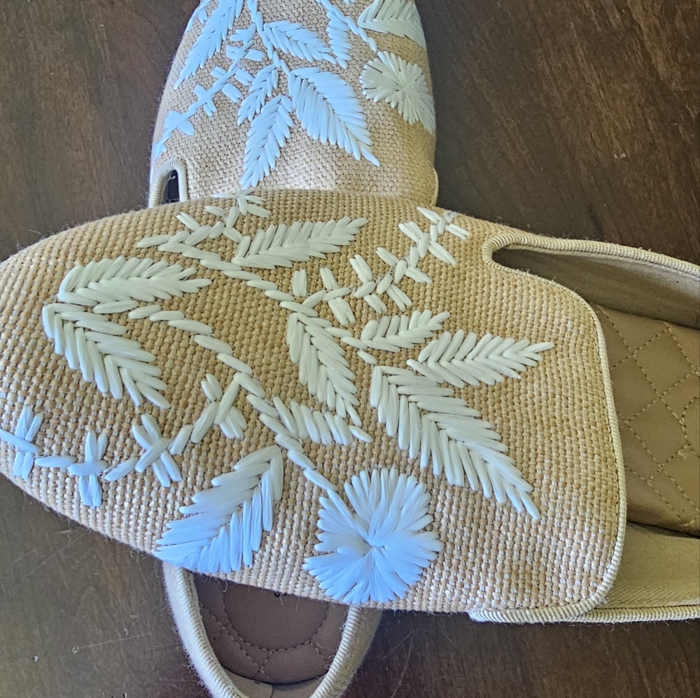Birdies Woven Raffia Flats SALE
